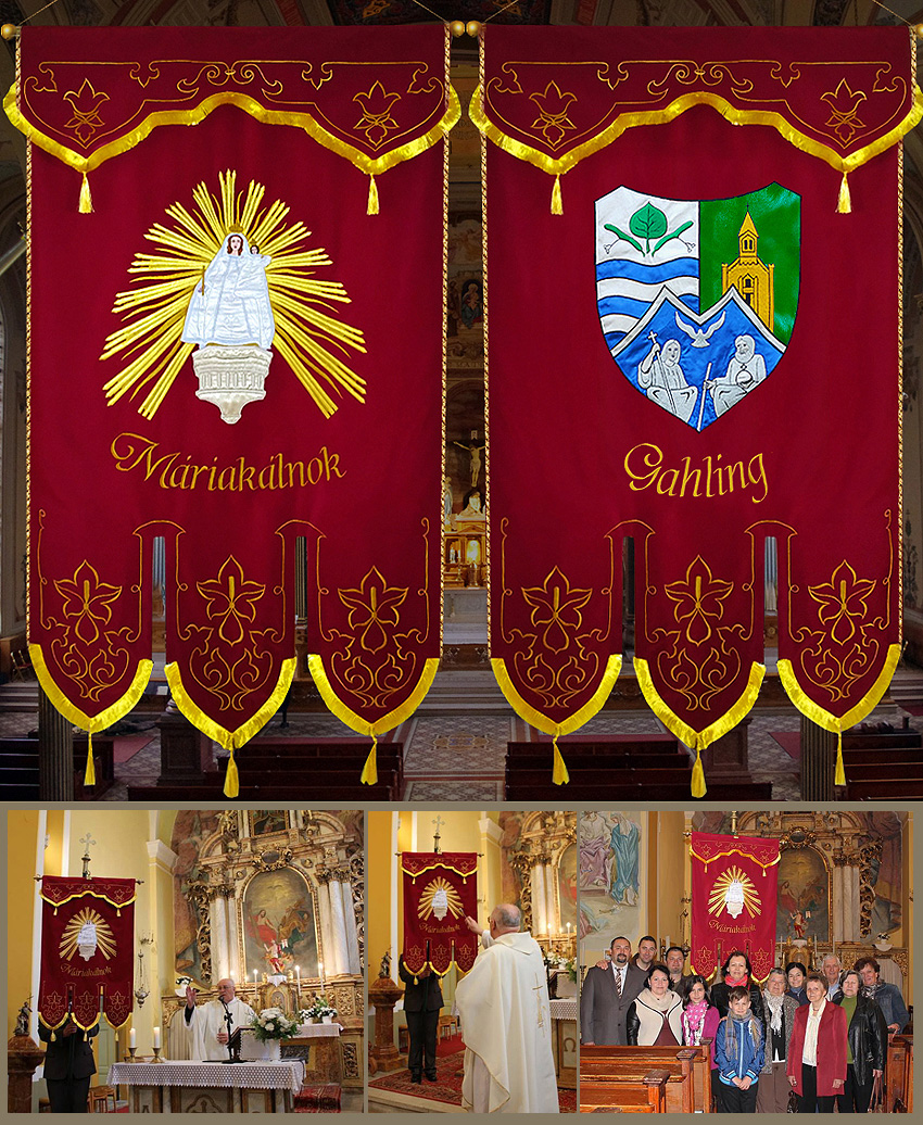 Gestickte KirchenBanner